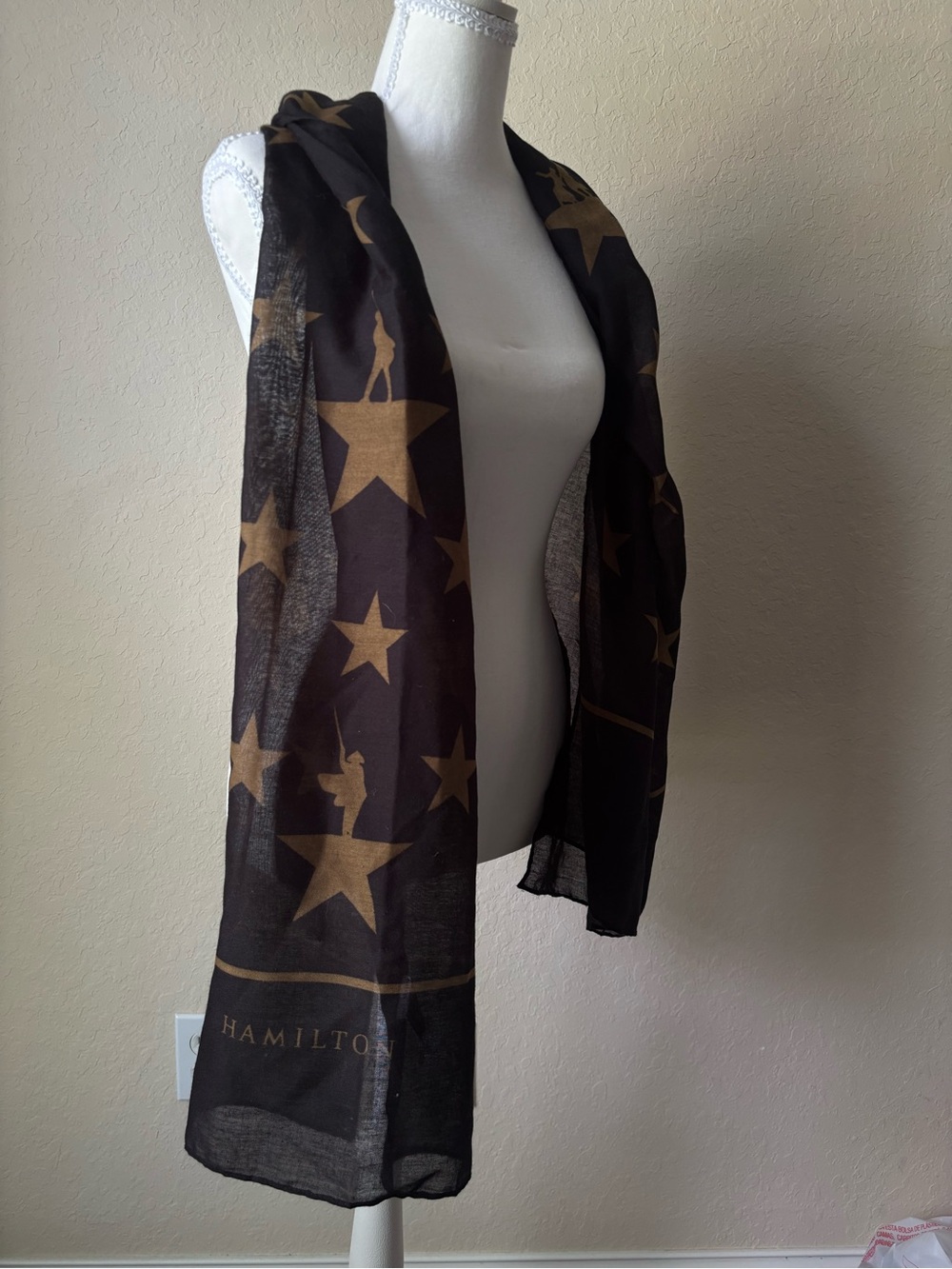 Creative Goods  | Women's Hamilton Musical Rectangle Scarf Shawl 74"x23"